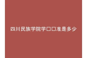 四川民族学院学费标准是多少